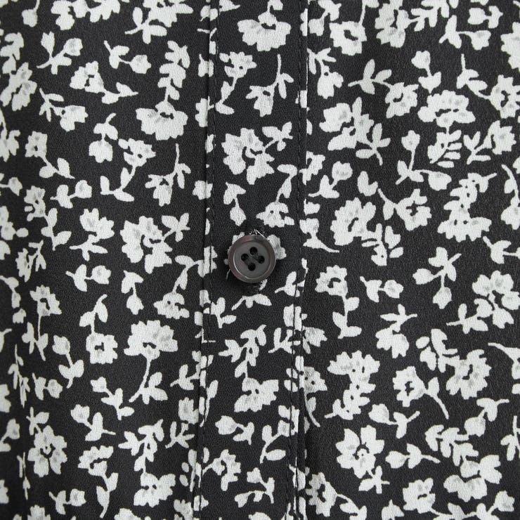 小花柄プリントフリルバンドカラーシャツワンピーズ | coen【women】 | 詳細画像15 