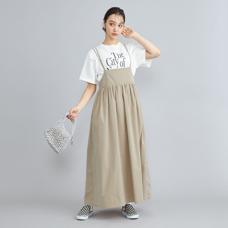 BEIGE | キリュウゾメギャザーキャミワンピース | coen【women】