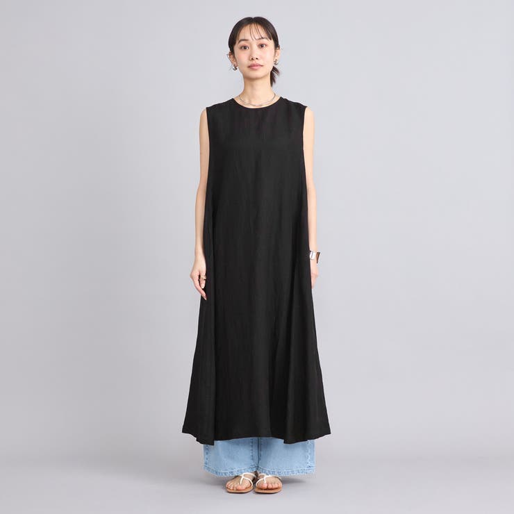 接触冷感リネンレーヨンフレアワンピース | coen【women】 | 詳細画像15 