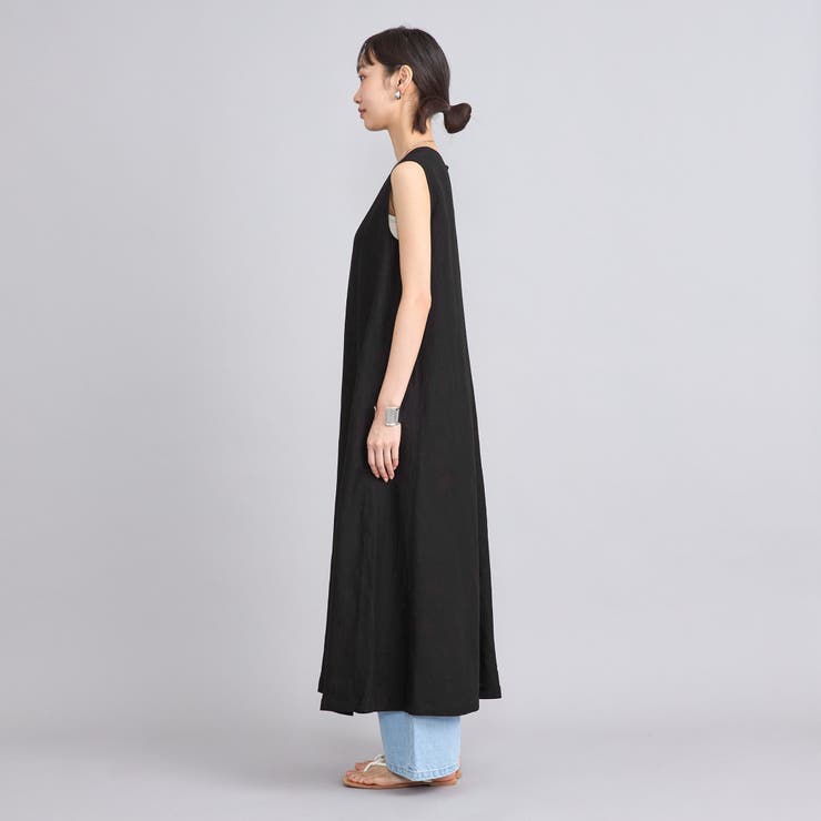 接触冷感リネンレーヨンフレアワンピース | coen【women】 | 詳細画像16 