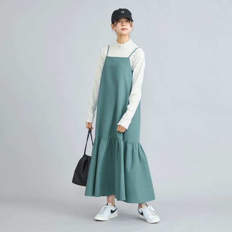 近年　トッカ　PARLOUR　ワンピース　サッカー　ティアード　フレア　2 classicalelf ワンピース 「予約受付中」トレンドのティアード