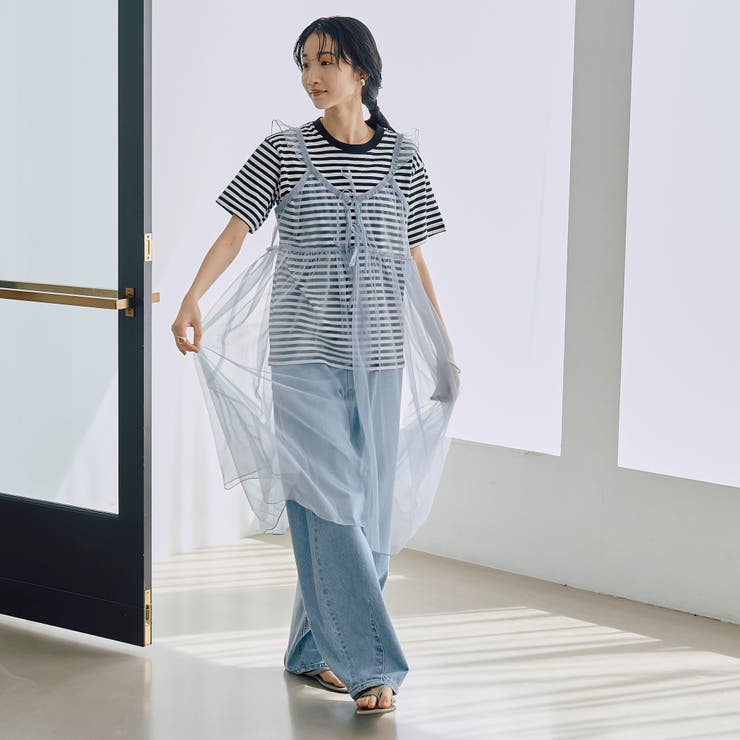 2WAYチュールキャミワンピース[品番：COEW0005653]｜coen【women