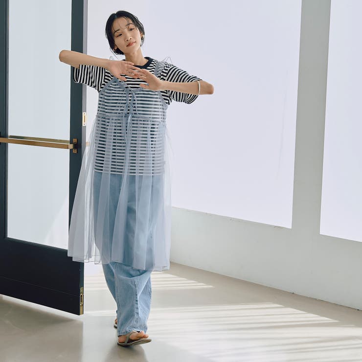 2WAYチュールキャミワンピース[品番：COEW0005653]｜coen【women