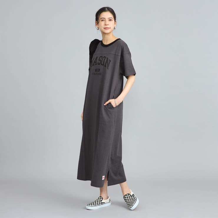 新品　ジャーナルスタンダード✖️メイソン　別注　ロゴワンピース　76 新品 ジャーナルスタンダード✖️メイソン 別注 ロゴワンピース 76