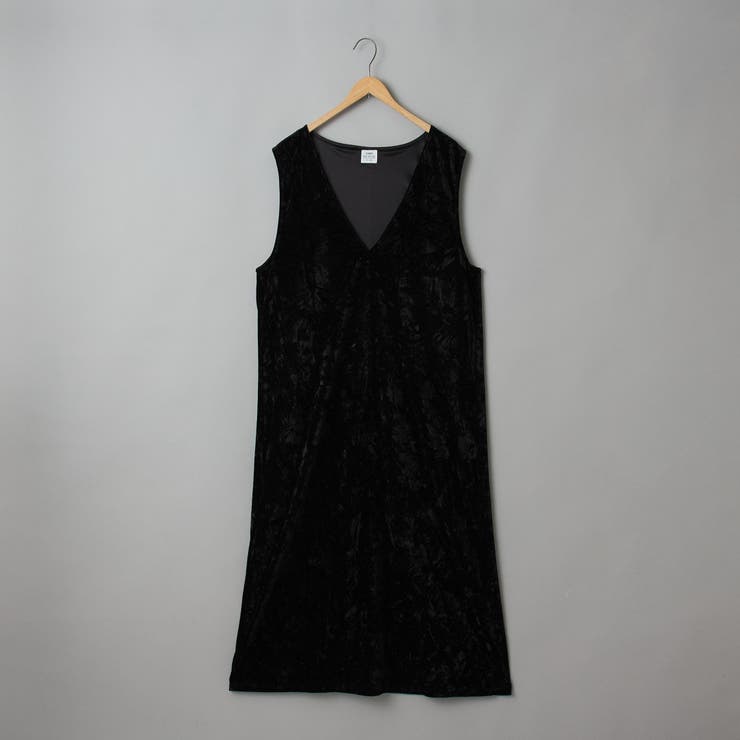 クラッシュベロアVネックジャンスカ | coen【women】 | 詳細画像17 