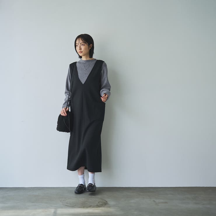 REVERSEWARMVネックジャンパースカート | coen【women】 | 詳細画像18 