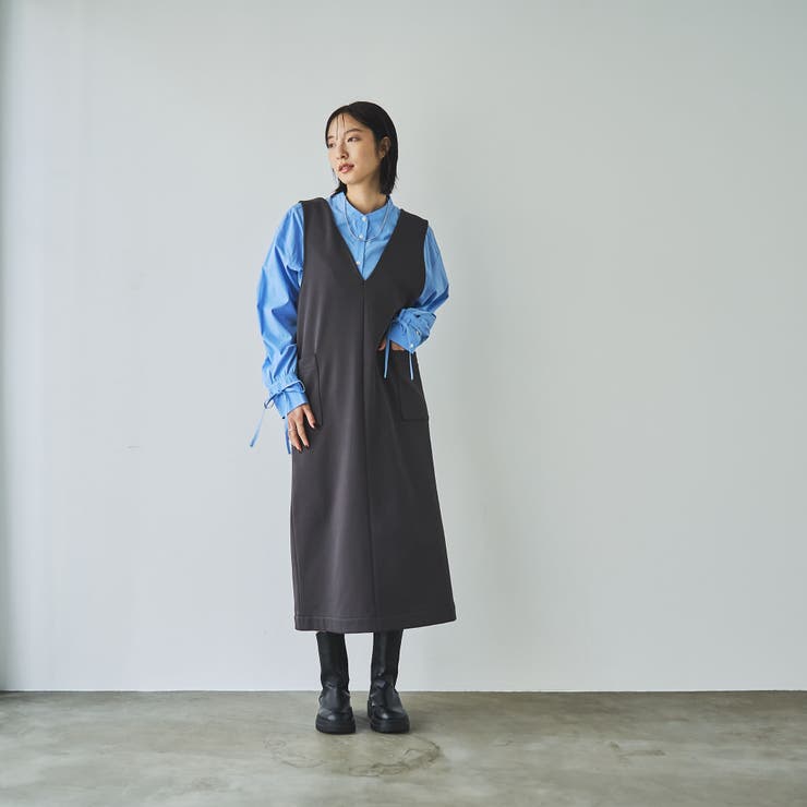 REVERSEWARMVネックジャンパースカート | coen【women】 | 詳細画像19 