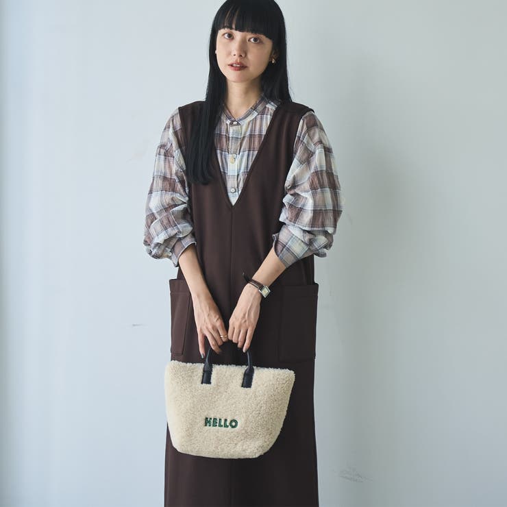 REVERSEWARMVネックジャンパースカート | coen【women】 | 詳細画像2 