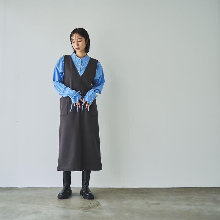 REVERSEWARMVネックジャンパースカート | coen【women】 | 詳細画像21 
