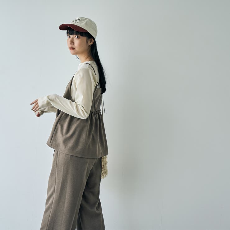 【そうコレ! 】ウールライクキャミソールセットアップ | coen【women】 | 詳細画像8 