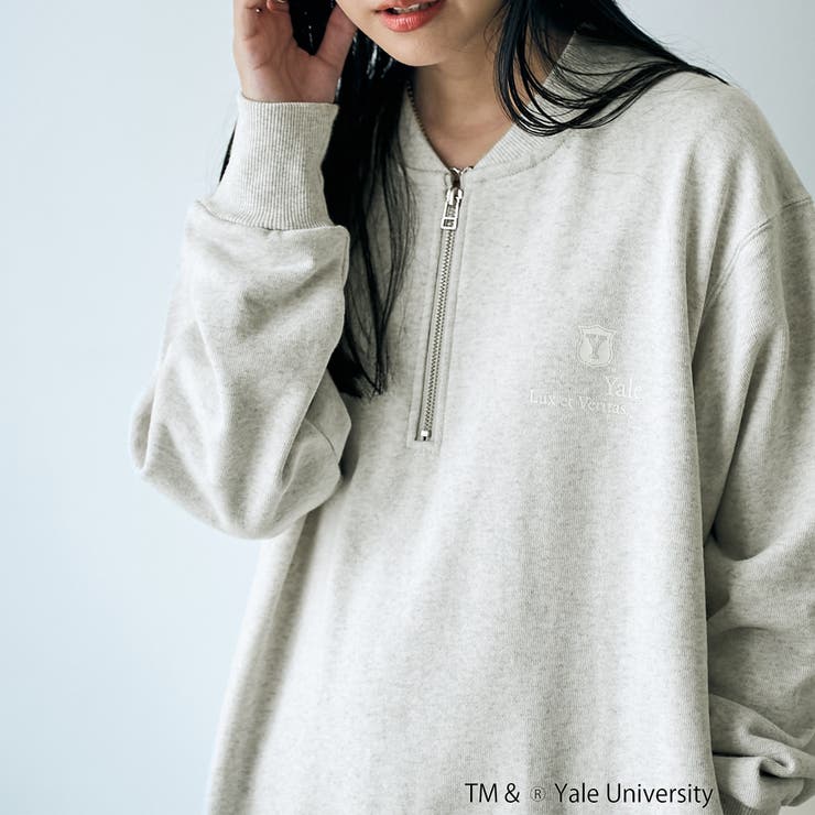 YALE別注ロゴプリントハーフジップワンピース | coen【women】 | 詳細画像11 