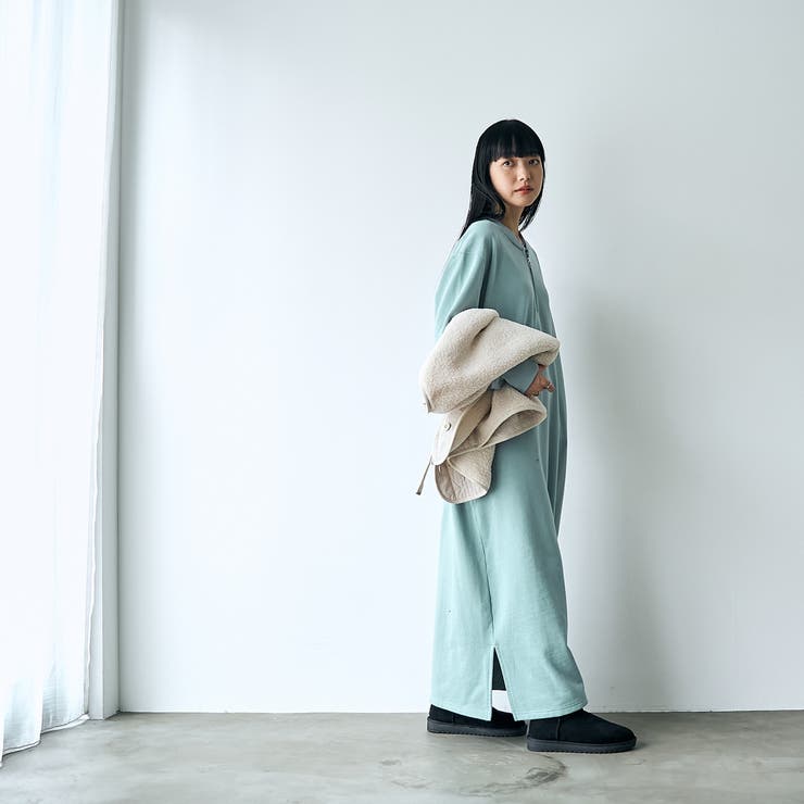 YALE別注ロゴプリントハーフジップワンピース | coen【women】 | 詳細画像23 