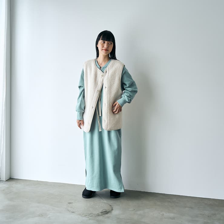 YALE別注ロゴプリントハーフジップワンピース | coen【women】 | 詳細画像24 