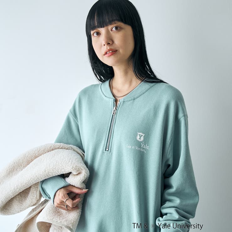 YALE別注ロゴプリントハーフジップワンピース | coen【women】 | 詳細画像27 