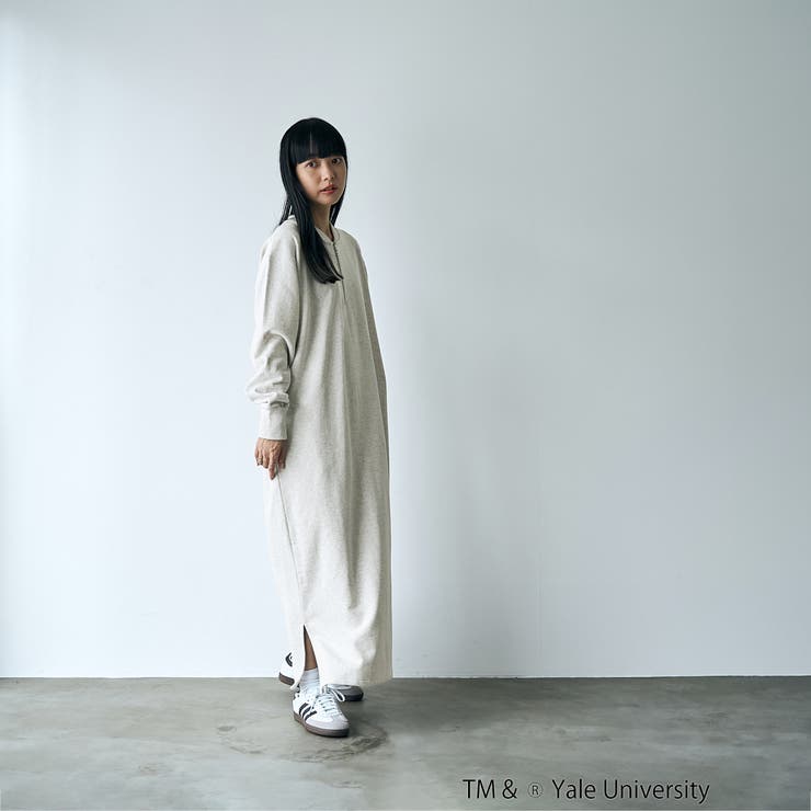 YALE別注ロゴプリントハーフジップワンピース | coen【women】 | 詳細画像3 