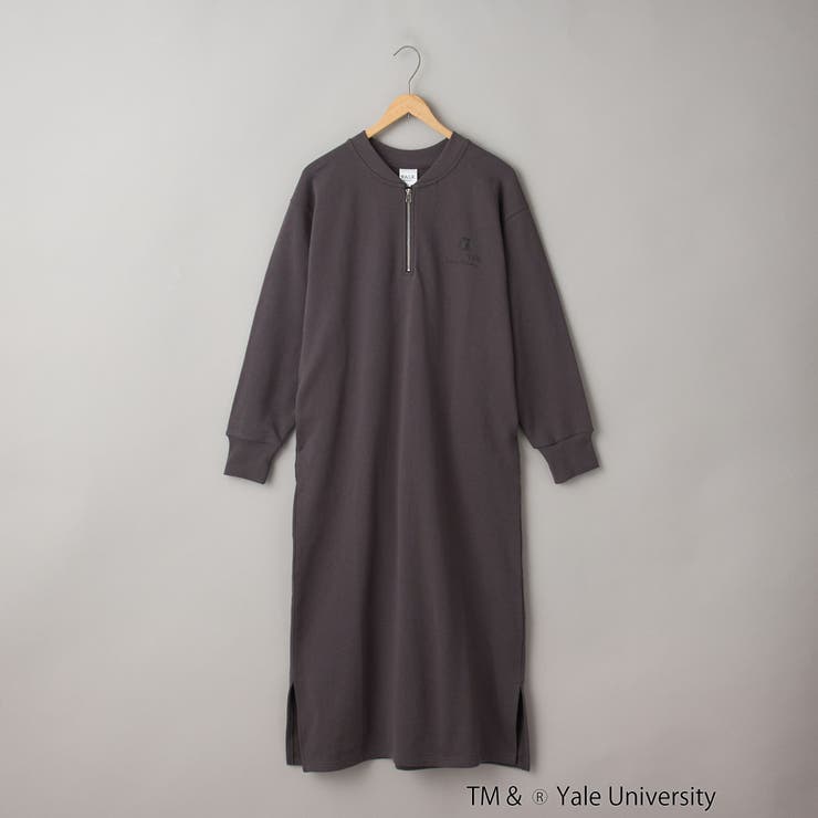 YALE別注ロゴプリントハーフジップワンピース | coen【women】 | 詳細画像36 