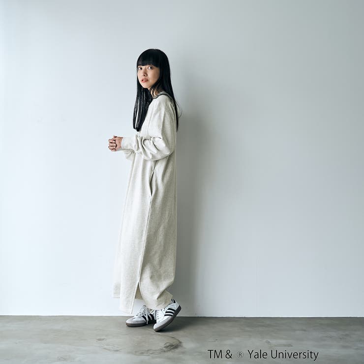 YALE別注ロゴプリントハーフジップワンピース | coen【women】 | 詳細画像5 