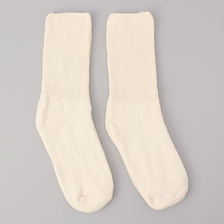 NATURAL | 【お得な２足セット】Railroad sock 無地クルーソックス | coen【women】