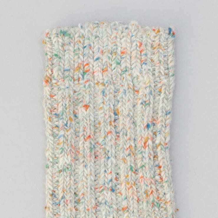 【H FOOT WEAR（エイチ フットウェア）】メランジリブクルーソックス | coen【women】 | 詳細画像2 