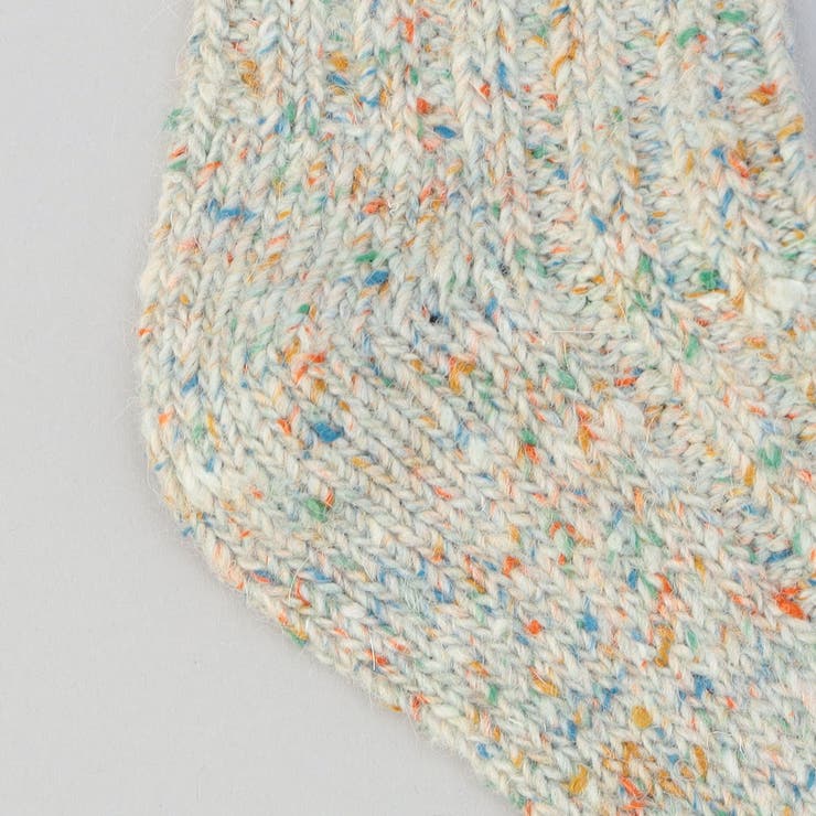 【H FOOT WEAR（エイチ フットウェア）】メランジリブクルーソックス | coen【women】 | 詳細画像3 