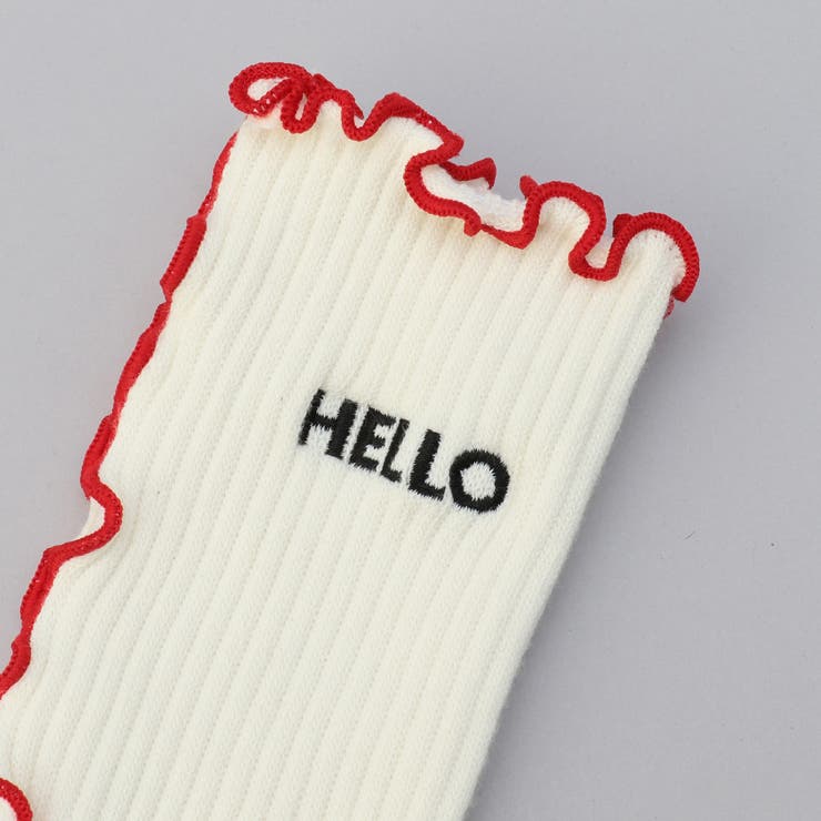 【再入荷・新色登場】配色メロー ロゴ刺繍 リブソックス | coen【women】 | 詳細画像2 