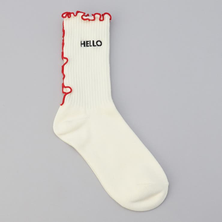 NATURAL | 【再入荷・新色登場】配色メロー ロゴ刺繍 リブソックス | coen【women】