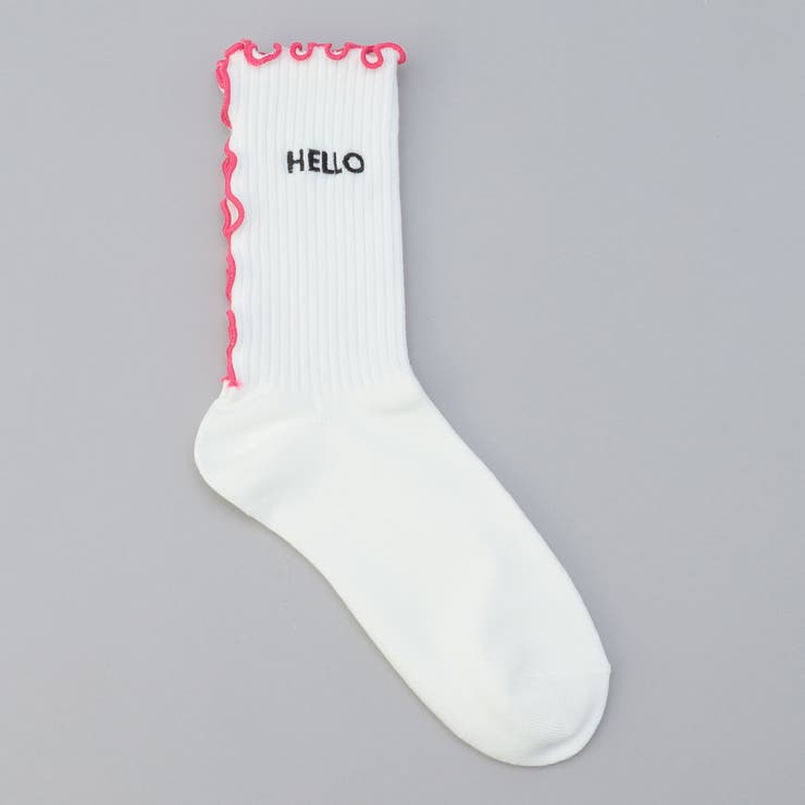 その他1 | 【再入荷・新色登場】配色メロー ロゴ刺繍 リブソックス | coen【women】