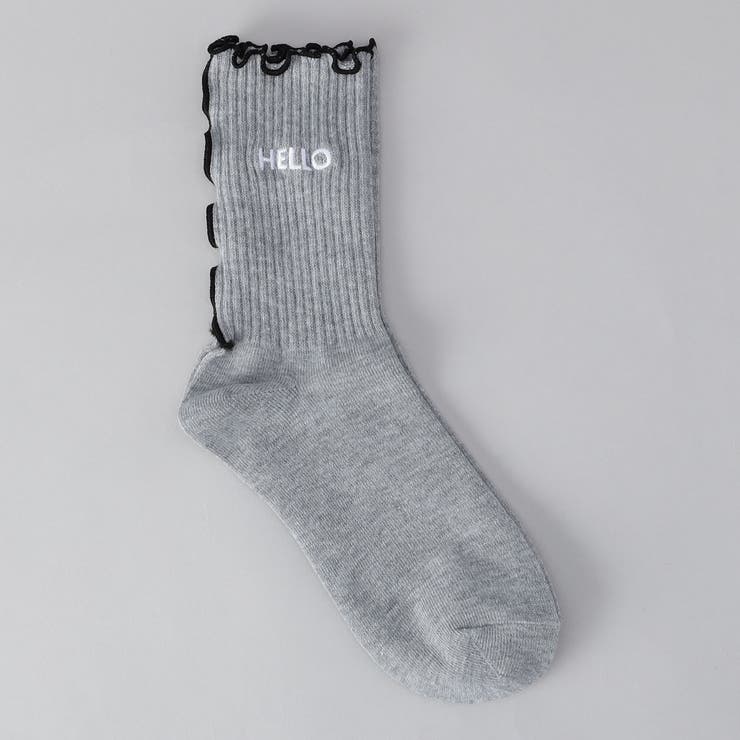 その他2 | 【再入荷・新色登場】配色メロー ロゴ刺繍 リブソックス | coen【women】