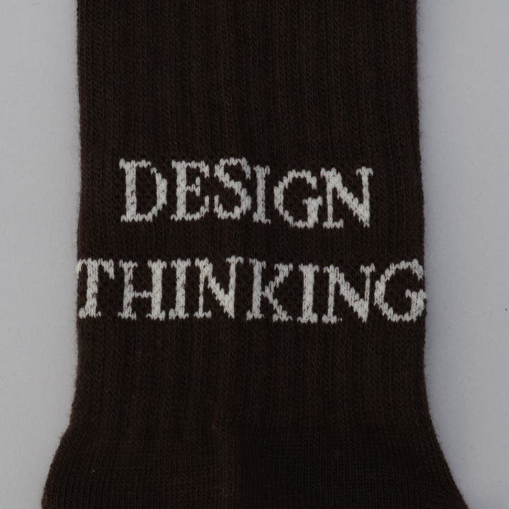 ロゴ刺繍 ジャガード クルーリブソックス | coen【women】 | 詳細画像8 