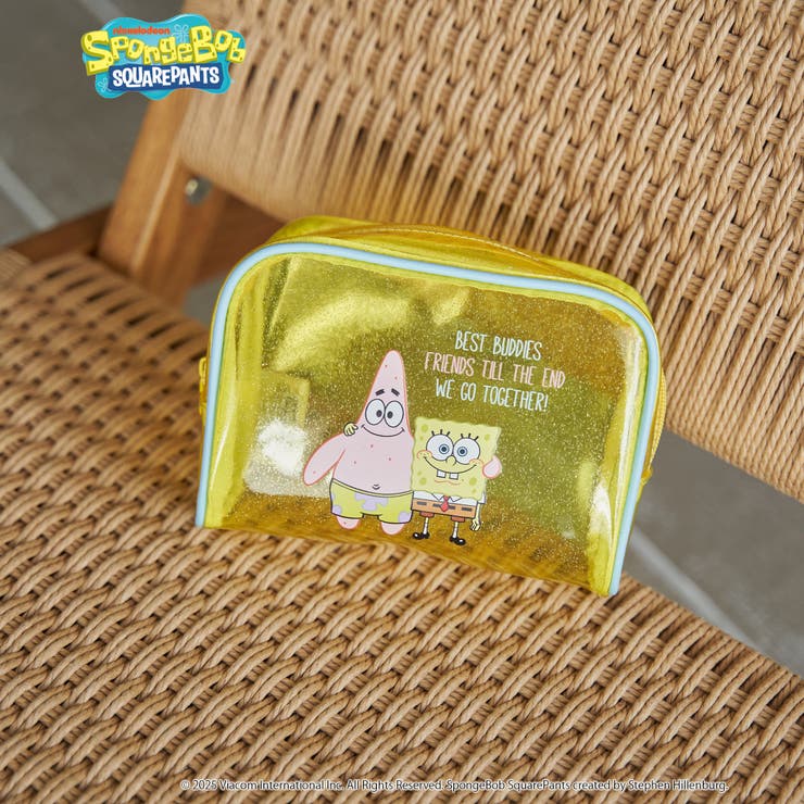YELLOW | ?【SpongeBob / スポンジ・ボブ 別注】 クリアポーチ | coen【women】