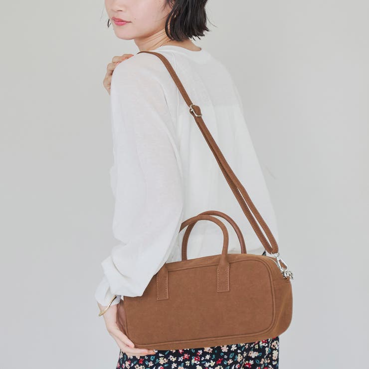 スクエアボストンショルダーバッグ | coen【women】 | 詳細画像1 