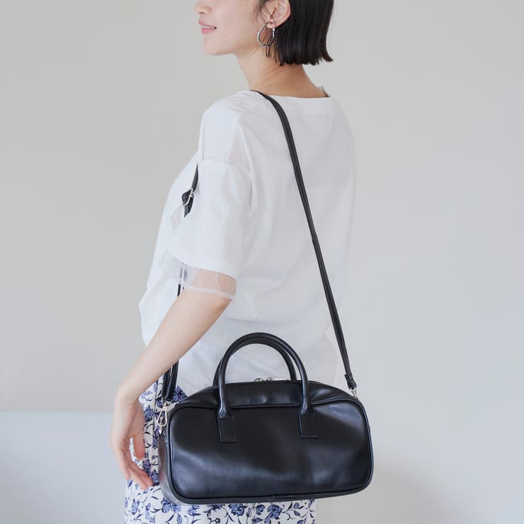 スクエアボストンショルダーバッグ | coen【women】 | 詳細画像4 