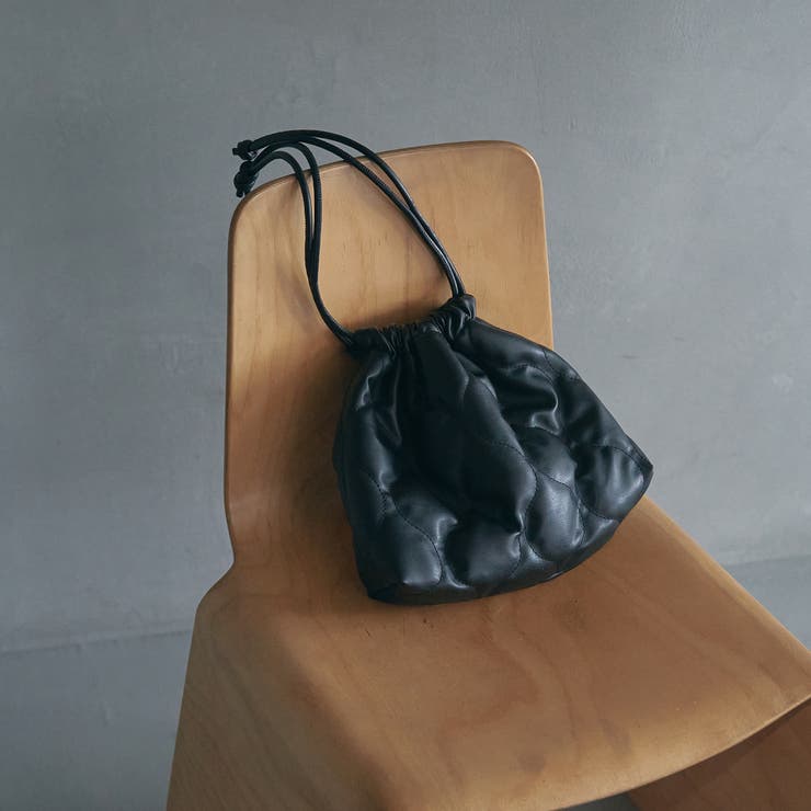 レザーライクキルト巾着ショルダーバッグ | coen【women】 | 詳細画像2 