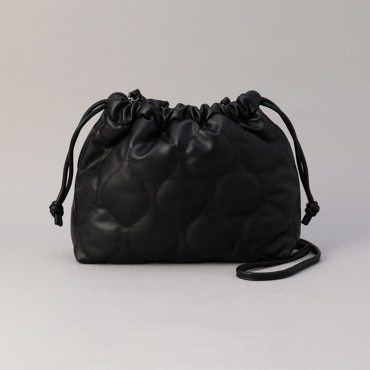 レザーライクキルト巾着ショルダーバッグ | coen【women】 | 詳細画像3 