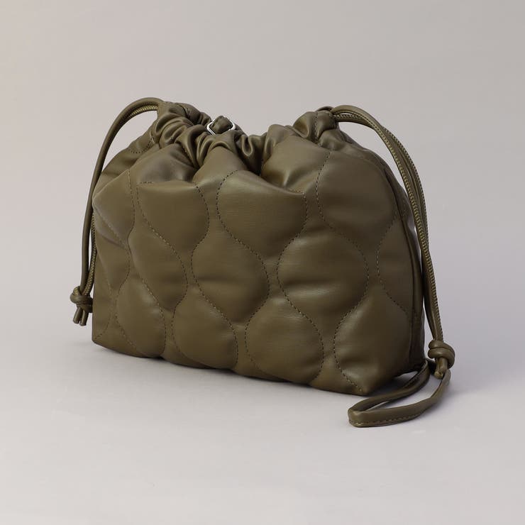 レザーライクキルト巾着ショルダーバッグ | coen【women】 | 詳細画像5 