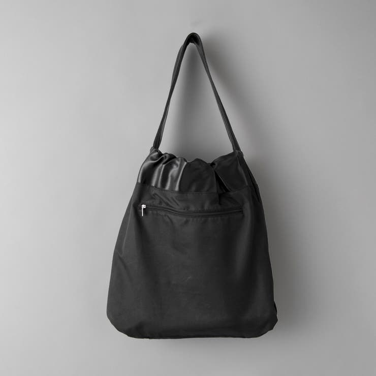 レザーライク ギャザーワンショルダートートバッグ | coen【women】 | 詳細画像10 