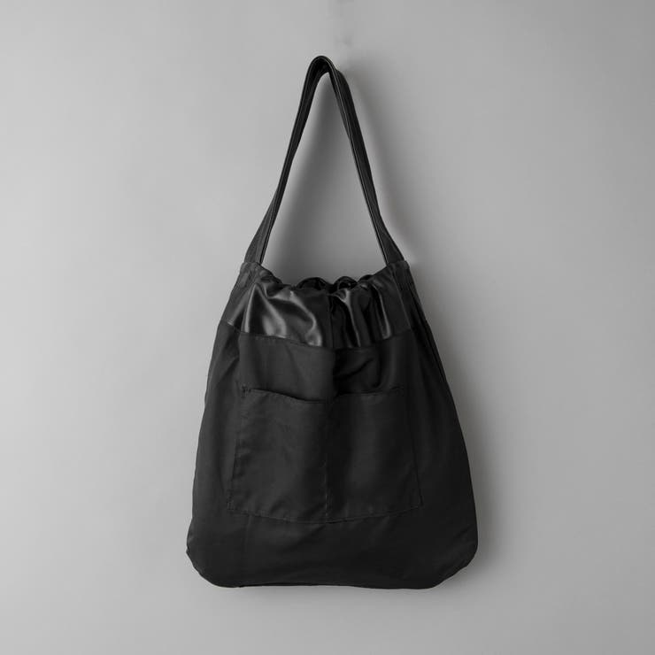 レザーライク ギャザーワンショルダートートバッグ | coen【women】 | 詳細画像11 