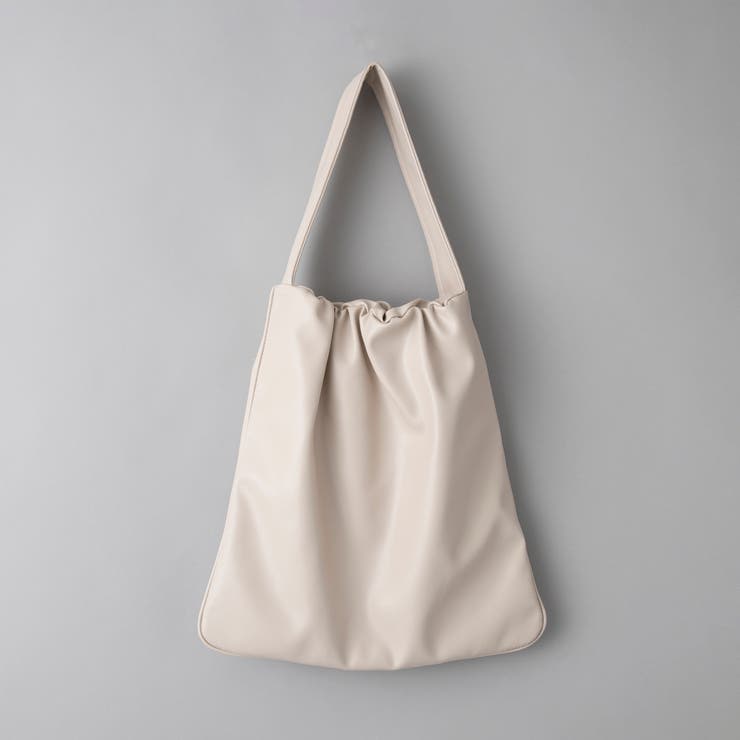 レザーライク ギャザーワンショルダートートバッグ | coen【women】 | 詳細画像12 