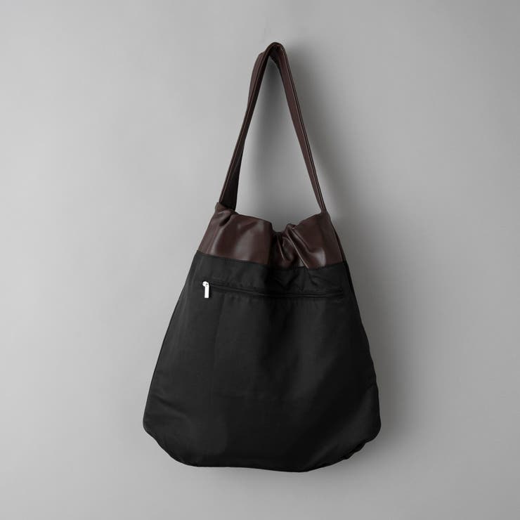 レザーライク ギャザーワンショルダートートバッグ | coen【women】 | 詳細画像16 