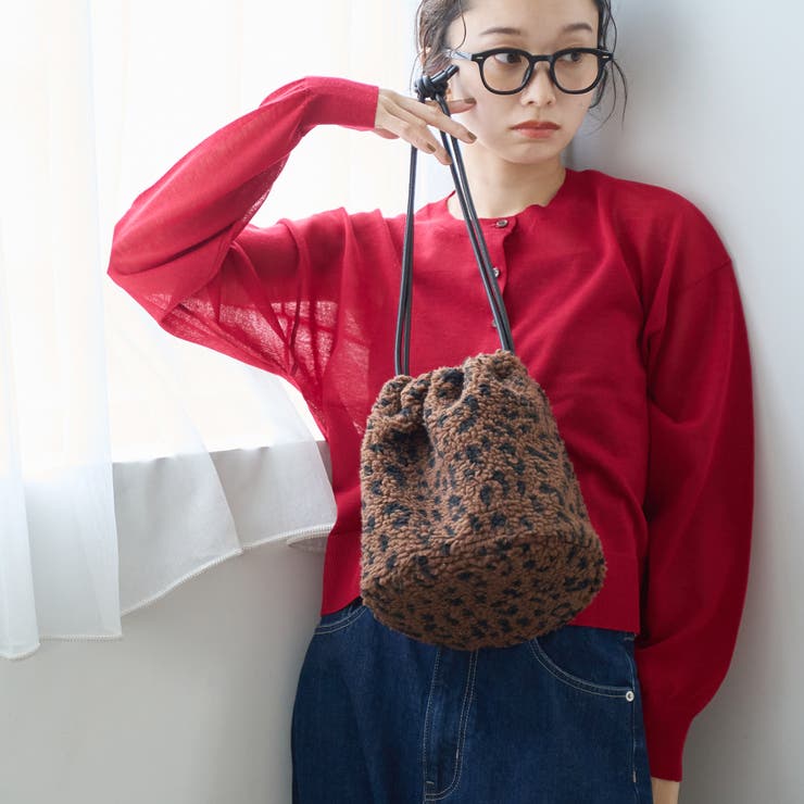 【ギフトにおすすめ】アソートボア巾着ショルダーバッグ | coen【women】 | 詳細画像1 