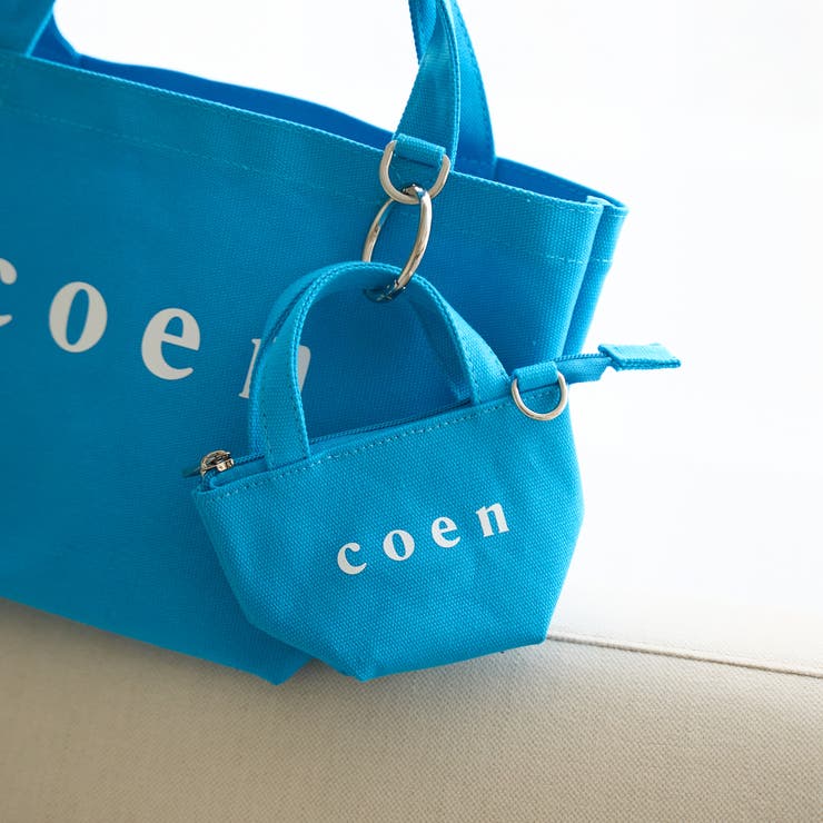 TURQUOISE | 【再入荷・新色登場】coen（コーエン）ロゴトートバッグチャーム XS | coen【women】
