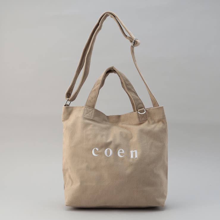 【一部WEB限定カラー 新素材】2way coen（コーエン）ロゴ | coen【women】 | 詳細画像7 