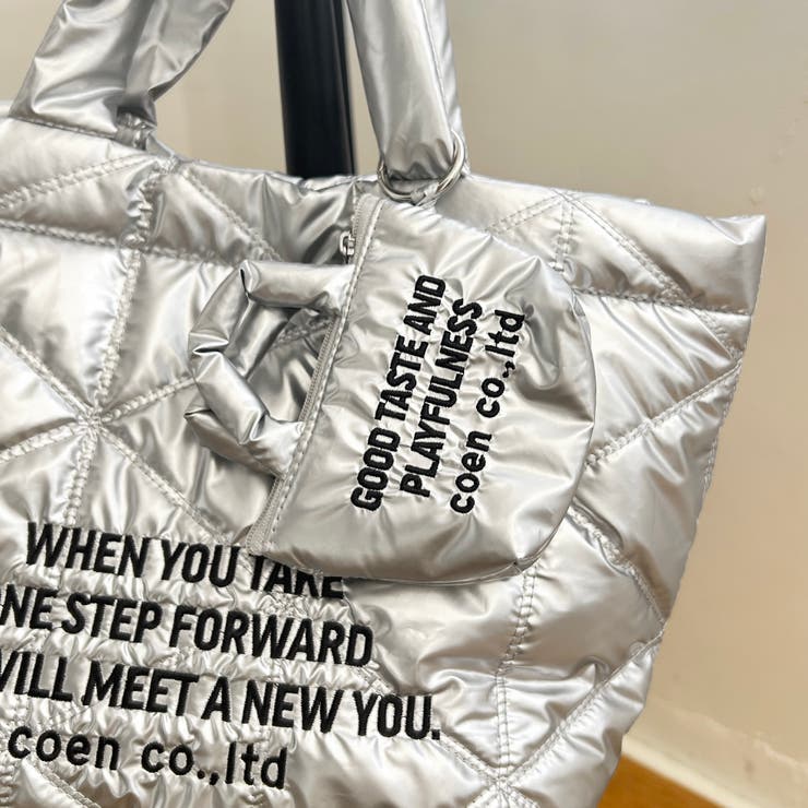 SILVER | 【ギフトにおすすめ/新色追加】ロゴ刺繍ミニポーチキーホルダー | coen【women】