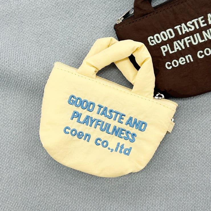 CREAM | 【ギフトにおすすめ/新色追加】ロゴ刺繍ミニポーチキーホルダー | coen【women】