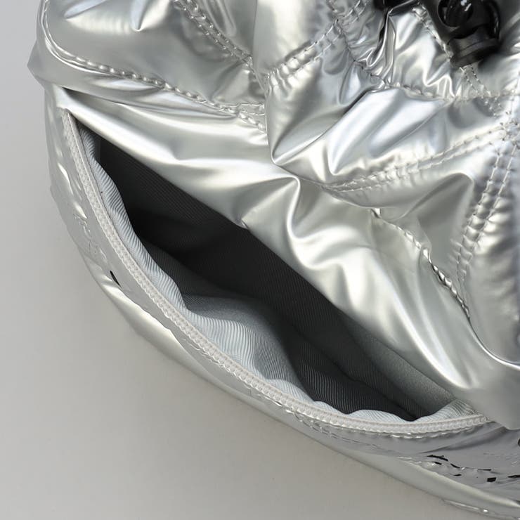 ロゴ刺繍 幾何柄 キルト巾着ショルダーバッグ | coen【women】 | 詳細画像16 