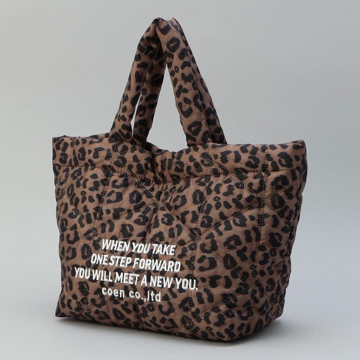 ロゴ刺繍 幾何柄 キルトランチトートバッグ | coen【women】 | 詳細画像13 