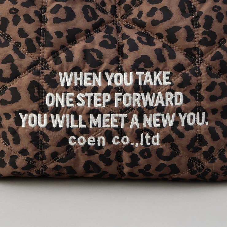 ロゴ刺繍 幾何柄 キルトランチトートバッグ | coen【women】 | 詳細画像16 