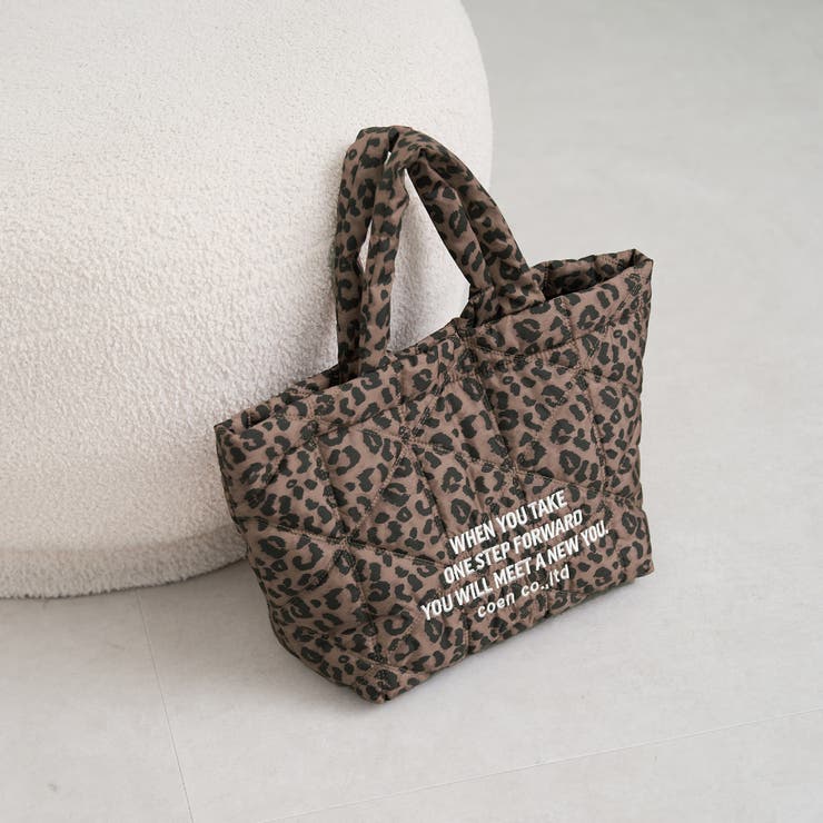 ロゴ刺繍 幾何柄 キルトランチトートバッグ | coen【women】 | 詳細画像8 