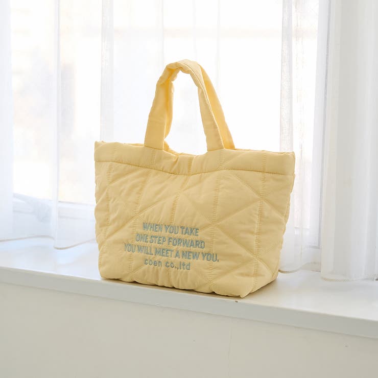 その他6 | 【再入荷・新色登場】ロゴ刺繍 幾何柄 キルトランチトートバッグ | coen【women】