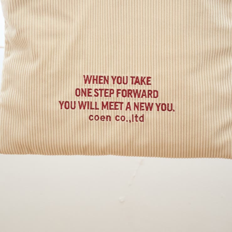 ロゴ刺繍コーデュロイトートバッグ | coen【women】 | 詳細画像5 